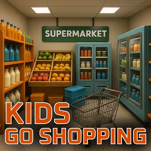 Kids Go Shopping Game